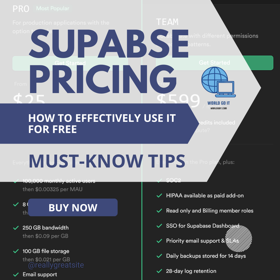 [Supabase] Pricing, how to effectively use it for free
