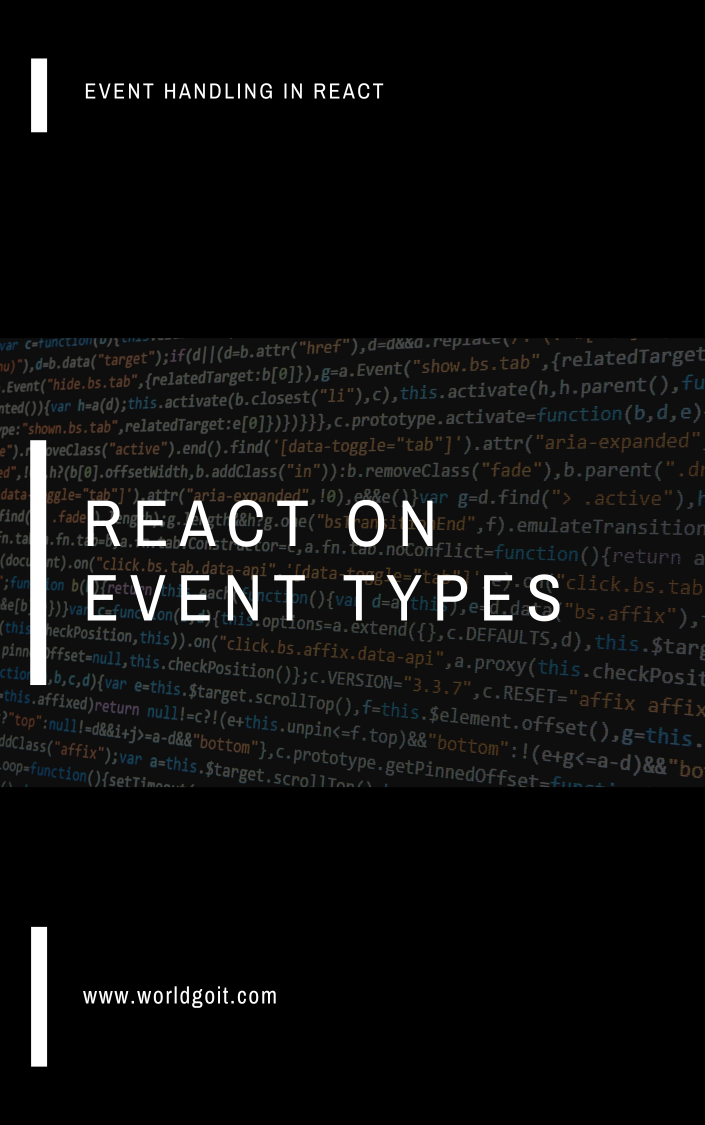 React on Event Types